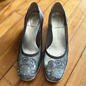 Vintage fx lasalle crab shimmer espadrilles